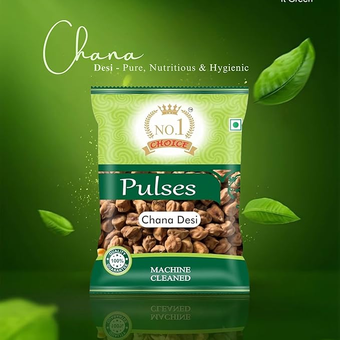 NO.1 CHOICE Kala Chana Desi | 100% Natural & Unpolished Black Chickpeas | High Protein & Fiber-Rich Healthy Legume | Ideal for Curries, Boiled Snacks, Salads & Daily Nutrition
