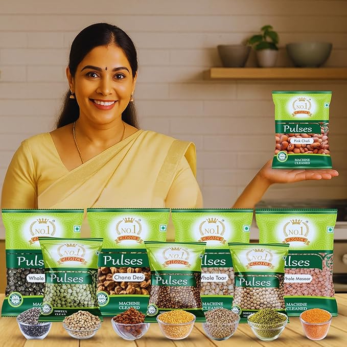 NO.1 CHOICE Kala Chana Desi | 100% Natural & Unpolished Black Chickpeas | High Protein & Fiber-Rich Healthy Legume | Ideal for Curries, Boiled Snacks, Salads & Daily Nutrition