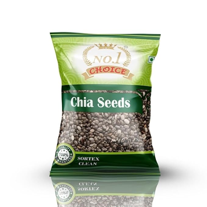 NO.1 CHOICE Premium Chia Seeds | Rich in Omega-3, Dietary Fiber, Plant Protein & Antioxidants | Raw, Unroasted, Gluten-Free Seeds for Digestion, Hydration, Smoothies, Breakfast Bowls & Nutrition