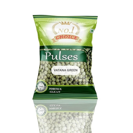 NO.1 CHOICE Premium Vatana Green (Green Matar) | Natural, Unpolished & Protein-Rich Pulses | Healthy Fiber Source for Indian Recipes, Soups & Chaats