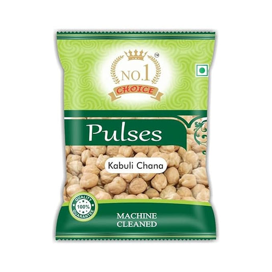 NO. 1 CHOICE Premium Kabuli Chana White Chickpeas | Bold Grains, Protein-Rich & Sortex Cleaned | Soft Cook, High Fiber & Nutritious | Ideal for Chole, Salads, Hummus, Curries & Snacks