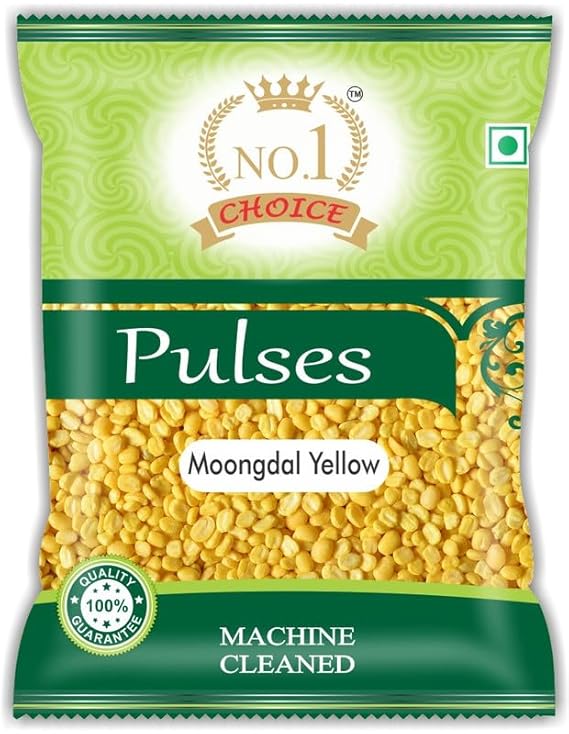 NO.1 CHOICE Premium Moong Dal Yellow (Dhuli) | Unpolished, Sortex Cleaned & Fast Cooking | Light, Easy to Digest Protein-Rich Daily | Perfect for Khichdi, Dal Tadka, Soups & Healthy Diet Meals