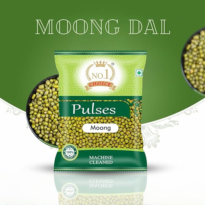 NO.1 CHOICE Whole Green Moong (Sabut Moong) | Rich in Antioxidants, Enhances Immunity, High Protein | Unpolished & Natural