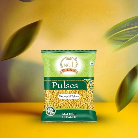 NO.1 CHOICE Premium Moong Dal Yellow (Dhuli) | Unpolished, Sortex Cleaned & Fast Cooking | Light, Easy to Digest Protein-Rich Daily | Perfect for Khichdi, Dal Tadka, Soups & Healthy Diet Meals