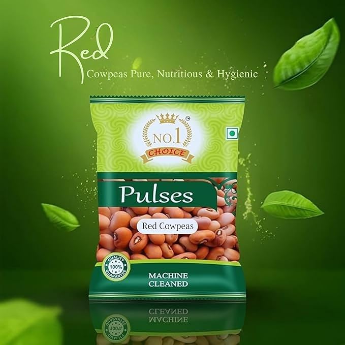 NO.1 CHOICE Red Cowpeas (Red Lobia) | 100% Natural Pulses | High Protein, Fiber-Rich, Diabetic-Friendly Superfood | Ideal for Curries, Chana Masala & Salads