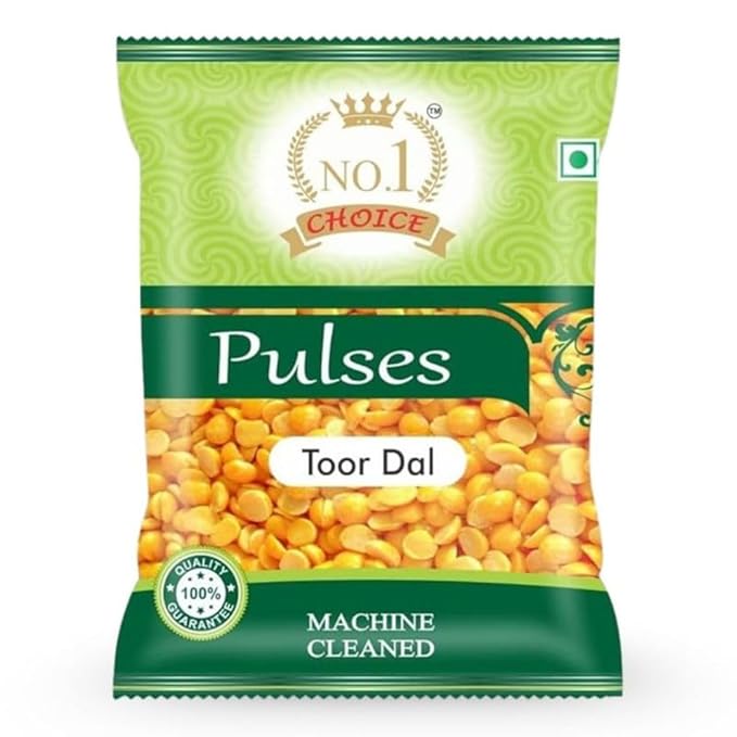 NO.1 CHOICE Premium Toor Dal/Arhar Dal | Unpolished, Sortex Cleaned & Hygienically Packed | Fast Cooking, Protein Rich | Ideal for Tadka, Dal Fry, Sambar, Rasam & Khichdi