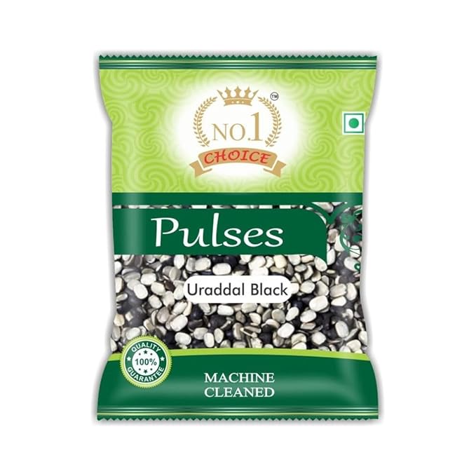 NO.1 CHOICE Black Urad Split/Chilka | Unpolished Kali Urad Dal | Protein-Rich & Natural | High Fiber & Iron | Ideal for Dal Makhani, Idli, Dosa & Traditional Indian Recipes