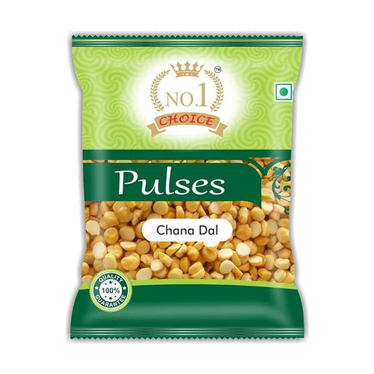 NO.1 CHOICE Premium Chana Dal | Unpolished, Protein-Rich, Sortex Cleaned Split Bengal Gram | Fast Cooking & High Fiber | Ideal for Dal Fry, Besan Preparation, Chutneys & Indian Daily Meals
